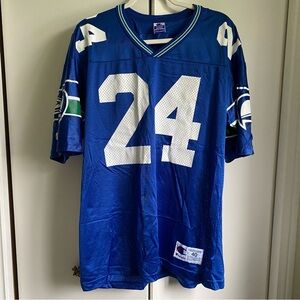 Vintage Shawn Springs 24 Seattle Seahawks Champion NFL Jersey